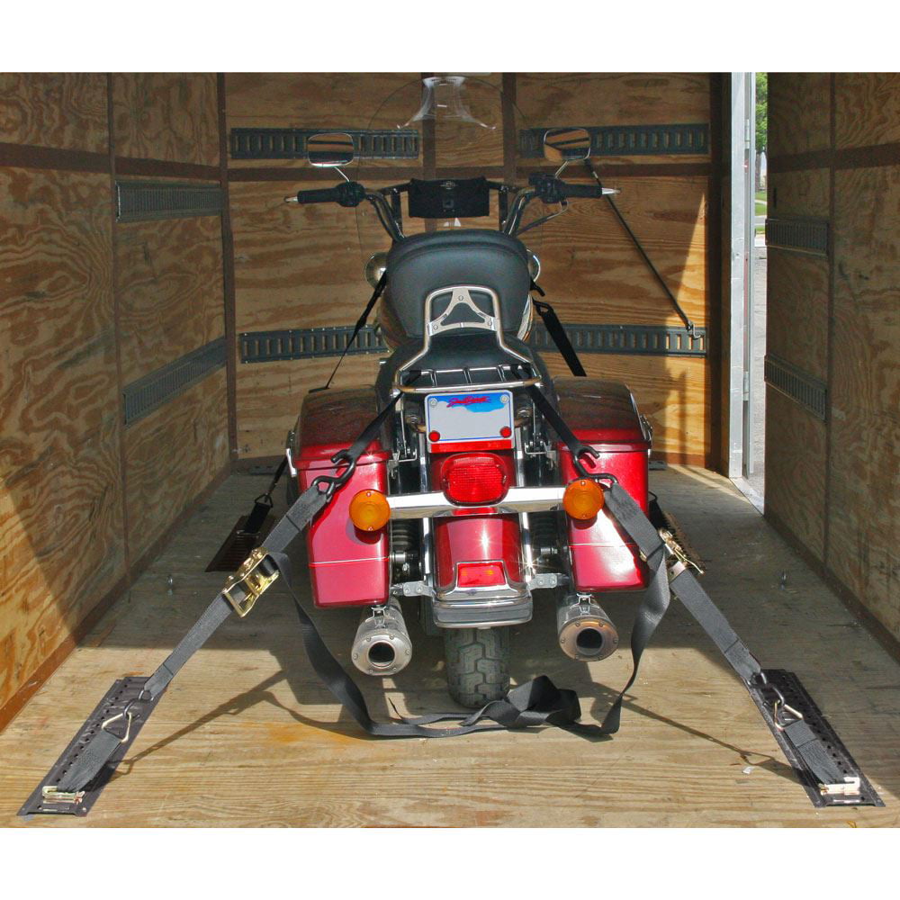 16pc E Track Kit Enclosed Trailer Toy Hauler Cargo Trailer Motorcycle Tie Down 