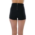 thumbnail image 2 of ToBeInStyle Women's High Waist Three Button Shorts, 2 of 7