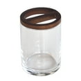 thumbnail image 1 of BHG Acacia Wood Glass Toothbrush Holder, 1 of 5