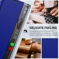 thumbnail image 3 of for Samsung Galaxy S23 FE 5G Case View Clear Smart Window Leather for Samsung S23 FE Case Slim Mirror Hard PC Kickstand Luxury Flip Shockproof Galaxy S23 FE Cover Protective (Blue), 3 of 14