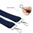 thumbnail image 2 of Buyless Fashion 2 Pack Suspenders for Men - 48" Elastic Adjustable Straps 1 1/4" - X Back with Metal Hooks - 5135-2-Navy, 2 of 7