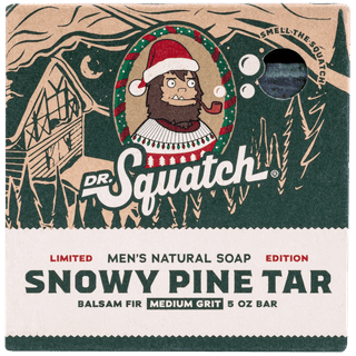 Dr. Squatch Pine Tar Soap 3-Pack Bundle – Mens Bar with