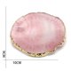 thumbnail image 1 of Paleta Herramienta de arte de uñas de ágata de resina, soporte de paleta de pintura de color, placa de dibujo (rosa) Likrtyny Cuidado Belleza, 1 of 2