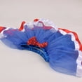 thumbnail image 5 of Mercatoo American Independence Day Baby Set Short Sleeve Romper Jumpsuits Tulle Short Skirt Headband 3Pcs Clothes Outfit, 5 of 6