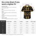 thumbnail image 6 of Eagle Splash Flag of Mexico Mens Hawaiian Shirt Short Sleeve Casual Button Up Tropical Summer Beach Shirt, 6 of 9