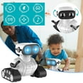 thumbnail image 2 of Robot Toys For Girls, Children's Rechargeable Remote Control Robots, Remote Control Toys With Music And LED Eyes, Children's Gifts, 2 of 9
