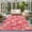 Pink, variant on Pink Beige Ink Splatters Round Area Rugs 3 ft, Abstract Minimalist Vintage Rough Texture Washable Small Area Rug with Non-Slip Sturdy Edge Binding Round Front Door Mat Floor Carpet for Entryway