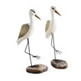 thumbnail image 2 of 2 Piezas Figura Gaviota Estatua de Madera Decoración Costera Ornamento para Mesa de Centro Pasillo Estilo Rústico Adecuado para Casa Restaurante Café, 2 of 9