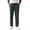 Dark Grey, variant on Mens Lightweight Knit Sweatpants Loose Fit Open Bottom Trousers Yoga Pants with Pockets