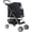 Black, variant on YRLLENSDAN Dog Stroller Cat Stroller Pet Strollers for Small Medium Dogs Foldable Travel Dog Cart 4 Wheels Waterproof, Purple