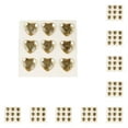 thumbnail image 3 of 10 Sheets Rhinestone Stickers Children Hand Acrylic Decals Three-dimensional Student DIY Love Heart Crafts Label Table Party Light Coffee, 3 of 8