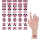 thumbnail image 2 of 40 piezas bandera tatuaje temporal banderas nacionales tatuaje pegatinas banderas impermeables tatuaje temporal 8 estilos, 2 of 8