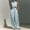 Sky Blue, variant on Morttic Women's Turtleneck Sleeveless Top and Wide Leg Pants Set – High Waist with Pockets, Casual Summer Outfit Apricot,S