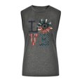 thumbnail image 3 of PENGXIANG T-Shirts Décontractés pour Femmes à Manches Courtes Imprimés, Blouse Tunique Ample pour Femmes, 3 of 4