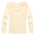 thumbnail image 2 of Richie House Girls' Long sleeve T-shirt with Lace Collar RH1276, 2 of 2