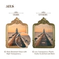 thumbnail image 3 of Marco de fotos AELS Vintage de 20 x 25 cm con frente de cristal dorado, 3 of 7