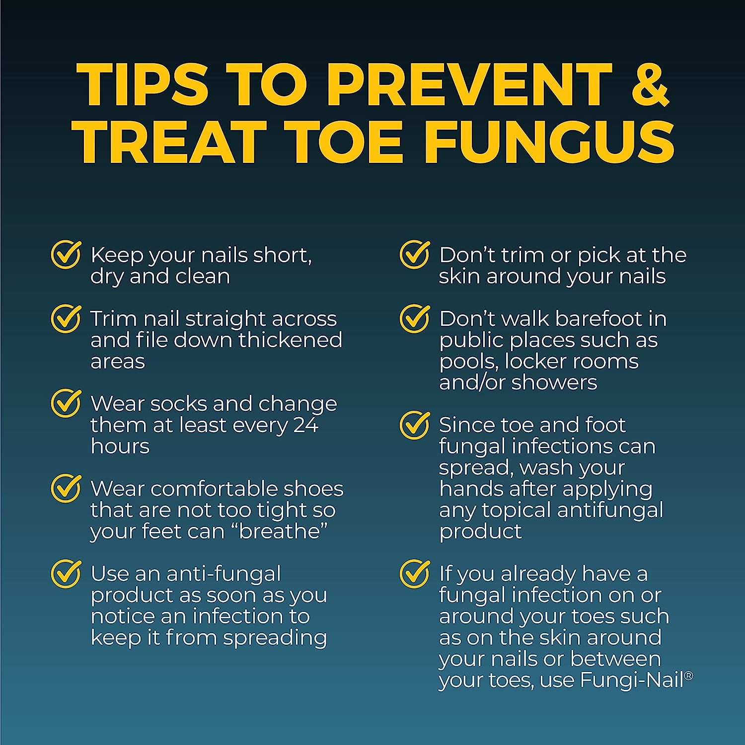 Fungi-Nail Pen Applicator Anti-Fungal Solution, Kills Fungus That Can Lead to Nail & Athlete’s Foot with Tolnaftate & Clinically Proven to Cure and Prevent Fungal Infections | 0.20 Fl Oz (Pack of 2)