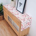 thumbnail image 4 of Table Runner Watercolor Leaves Floral Table Decoration for Kitchen Dinning Flower Plant Orange Table Decoration for Indoor Outdoor Party Wedding Decor 13x72 Inch, 4 of 7