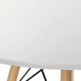 thumbnail image 3 of Mesa Redonda EKE Life Home GC-020 Minimalista Moderna Vintage Blanco, 3 of 5