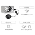 thumbnail image 3 of Vibrating Alarm Clock Multifunctional Mirror Digital Display Electronic Clock Simple Loud Vibrating Desktop Clock, 3 of 5