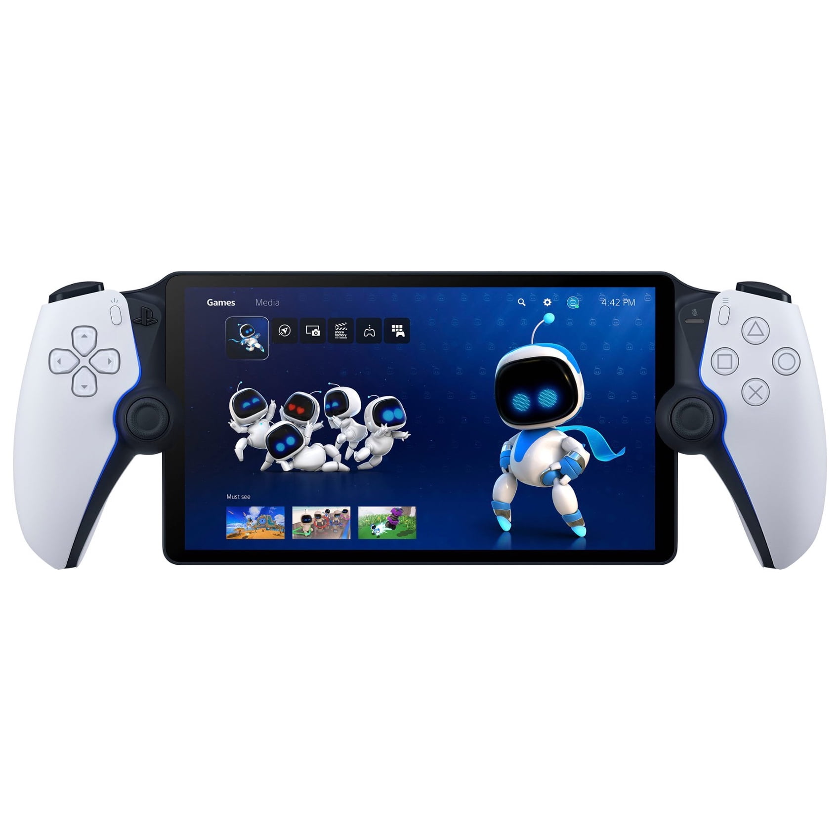 Sony PlayStation Portal Remote Player with Sentriq FPS Thumbstick Grip Kit Bundle