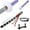 Doctor Law Purple, variant on Elervino 31 inches Bamboo Wooden Sword Black Yama Enma