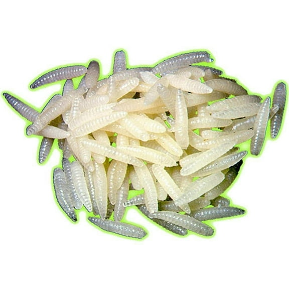 Bag of 48 Glow in the Dark Maggots