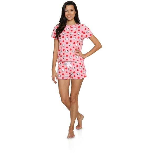 Hello Kitty Family Pajama Set Women's and Girl's Sleepwear Mommy and Me Sleep Set