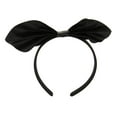 thumbnail image 2 of Diadema Hugo Party Bowknot banda para el cabello con lazo negro satinado, 2 of 8