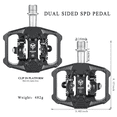 thumbnail image 2 of Bike Pedals  SPD Clipless Pedal 3 Sealed Bearings, 9/16” Bicycle Platform, 2 of 7