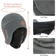 thumbnail image 4 of BASSDASH Bonnet en Molleton Doux 2-en-1 avec Masque de Ski, Rabat d'Oreilles, Bonnet de Pêche, Chasse, pour Hommes et Femmes, Temps Froid, Hiver, 4 of 7