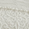 thumbnail image 3 of Home Essence Amber 3 Piece Tufted Cotton Chenille Bedspread Set, Full/Queen, White, 3 of 4