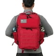thumbnail image 4 of QT&QY 45L Outdoor Hiking Backpack for Men Molle Daypack 3 Day Gym Travel Rucksack with Bottle Holder, 4 of 7