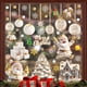 thumbnail image 1 of Ganfancp Decoración de Navidad Santa Claus Muñeco de Nieve Decoración de Fiesta Nieve Pegatinas de Vidrio 110Pcs Ofertas Del Día Liquidación Set de Pegatinas Navideñas X 1, 1 of 6