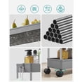 thumbnail image 4 of SONGMICS Carrito Organizador 4 Niveles 6 Ganchos Ruedas 360° 38x38x90cm, 4 of 5