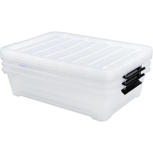 Shallow Underbed Storage Containers