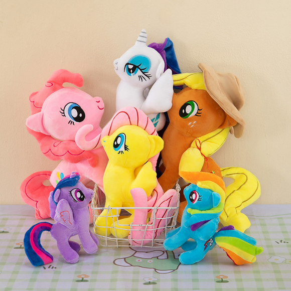 Plush Toy, Plush Toy Pony Rainbow 20cm, Cute Funny Plush Doll, Gift For Son Daughter-Vinsniv