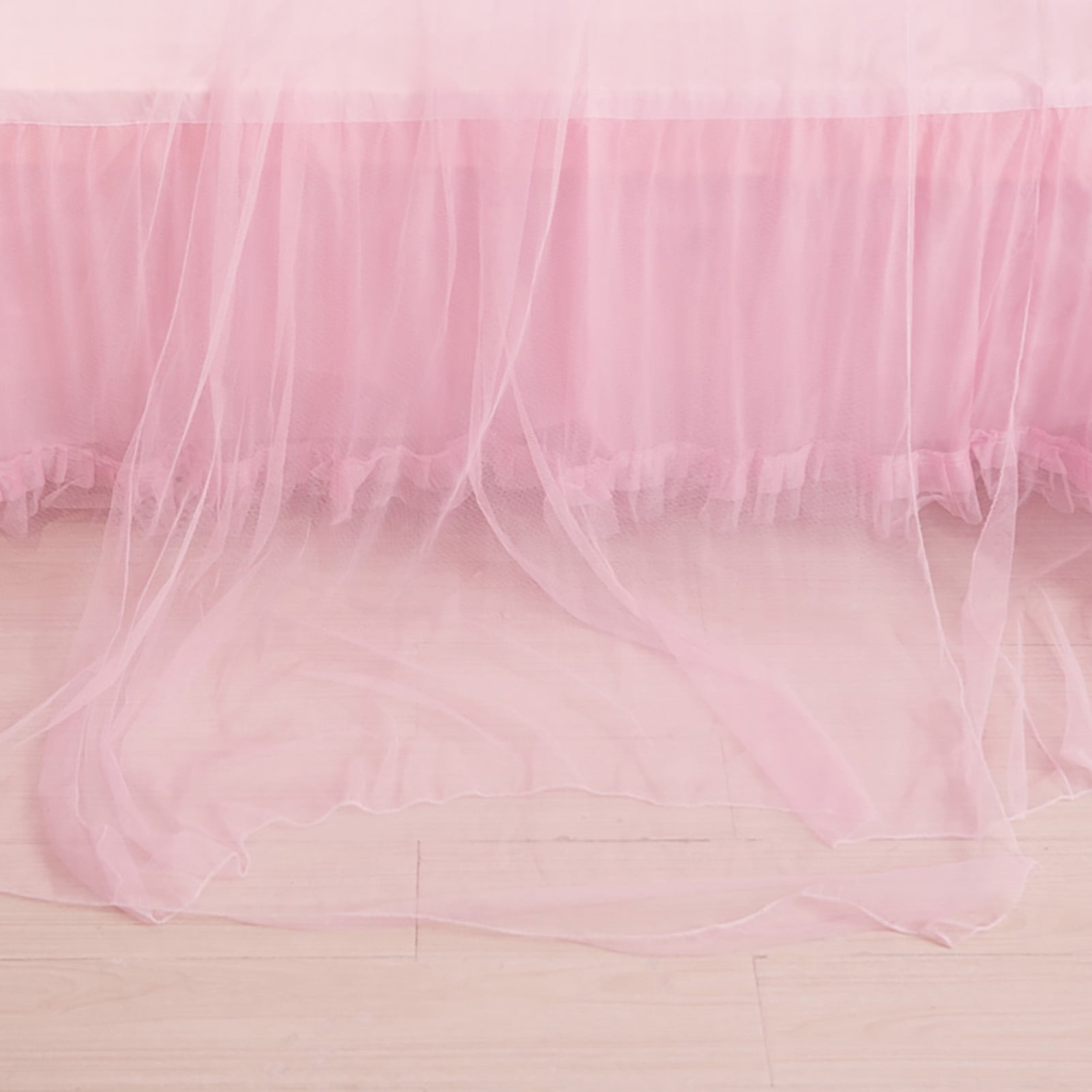 Bed Mosquito Net, Round Canopy Lace Princess Style Mosquito Net Bed Curtain Netting Home Bedroom Decoration for Bedroom (redness)