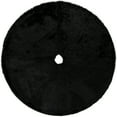 thumbnail image 2 of Northlight Faux Black Sable Fur Christmas Tree Skirt - 48", 2 of 7