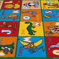 thumbnail image 5 of Allstar Kids / Baby Room Area Rug. Learn ABC / Alphabet Letters with Animals Bright Colorful Vibrant Colors (7' 3" x 10' 2"), 5 of 7