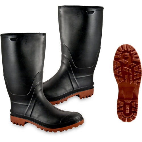 steel toe rain boots walmart
