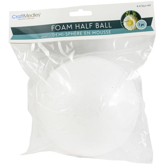 Craft Medley Foam Half Ball-6"