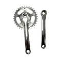 thumbnail image 3 of Juego de bielas para bicicleta de montaña, fácil de instalar, plato de 32 dientes, juego de brazo de biela para bicicleta de montaña Plata, 3 of 9