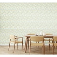 thumbnail image 3 of ohpopsi Elements Light Yellow Scribbled Arches Unpasted Non Woven Wallpaper, 19.7-in by 33-ft., 54.2 sq. ft., 3 of 5