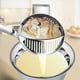 thumbnail image 3 of Wosthever Olla caliente de acero inoxidable para cocina, cuchara para sopa, colador, vajilla de cocina, cuchara para restaurante, skimmer Cocina y Comedor Plata 27*7.7 cm, 3 of 6