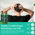 thumbnail image 3 of Luminus Ultra Tea Tree Shampoo and Conditioner Set - 100% Pure Tea Tree with Vitamin A/E for Itchy Scalp & Dandruff 16.9 fl.oz each, 3 of 10
