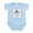 Sky Blue, variant on CafePress - Queens Are Born In July Body Suit - Baby Light Bodysuit, Size Newborn - 24 Months