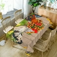 thumbnail image 5 of Lfeey Rooster Printed Waterproof Tablecloth, Rectangular Table Decoration, 60x102 inch, 5 of 5