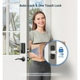 thumbnail image 3 of Veise Keyless Entry Door Lock with 2 Lever Handles - Electronic Keypad Deadbolt, Easy Installation Digital Smart Front Door Lock Set, Matte Black, 3 of 9