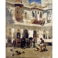 thumbnail image 2 of Edwin Lord Weeks 15x18 Black Ornate Wood Framed Double Matted Museum Art Print Titled - The Rajah Starting on a Hunt (ca. 1885), 2 of 5